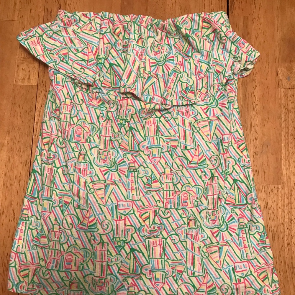 Lilly Pulitzer tube top -size XS, strapless